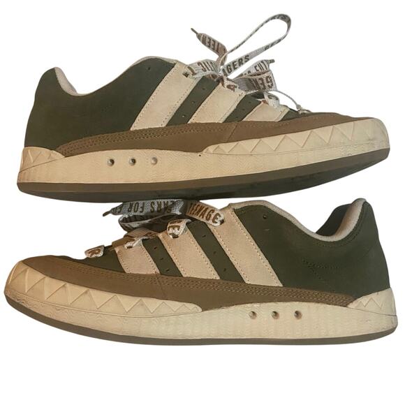 Adidas Adimatic Human Made Dust Green Men's Size 11 Skate Shoes Nigo - Picture 4 of 7